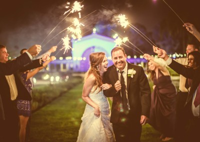wedding ceremony sparklers brant bender photographer