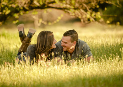 couple in meadow