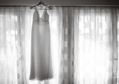 wedding dress picture black and white