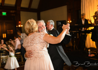 father and mother of the bride dancing happy married after all these years