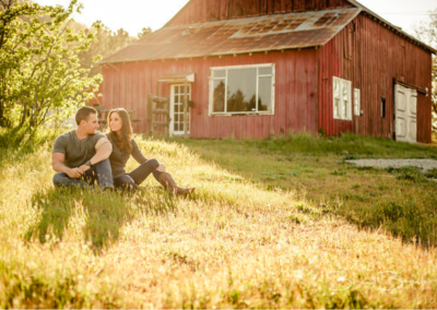 engaged announcement barn brant bender photography