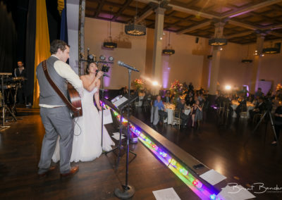 bride and groom interactive wedding singing brant bender photography