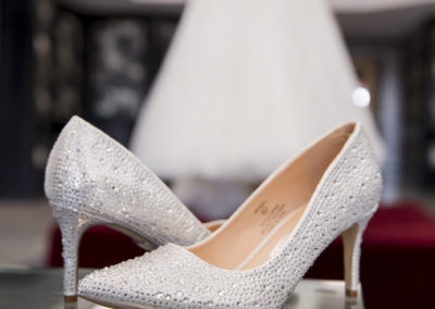 brides heels white two inches cute brant bender photography