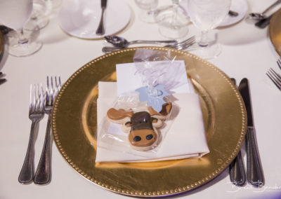 wedding reception dinner plate with theme wedding brant bender photography