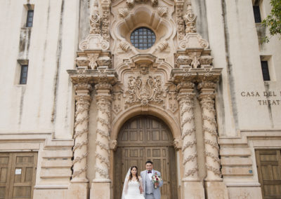 balboa park wedding photography bride and groom